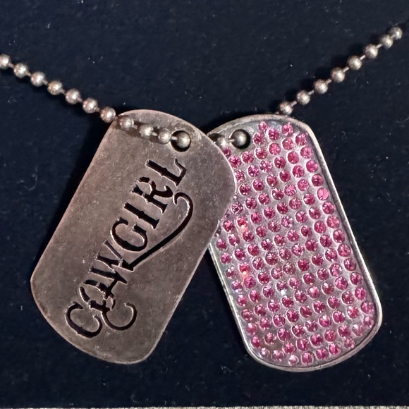 Montana Silversmiths Pink and Silver Cowgirl Tags - Picture 5 of 7